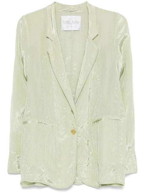 FORTE FORTE CRINKLED BLAZER